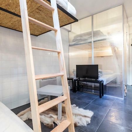 Original, cosy 25m² near CANAL ST-MARTIN Paris Exterior foto