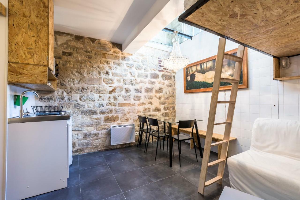 Original, cosy 25m² near CANAL ST-MARTIN Paris Exterior foto